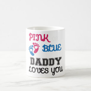 Caneca De Café Pai rosa ou azul te ama