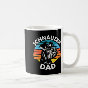 Caneca De Café Pai schnauzer cachorro animal de estimação engraça