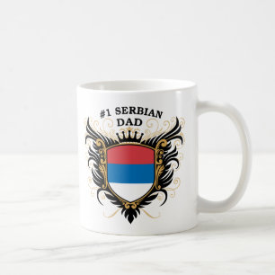 Caneca De Café Pai sérvio do número um