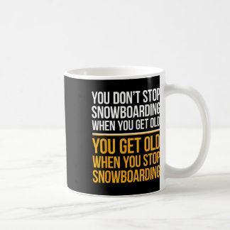 Caneca De Café Pai Snowboard Padre Snowboarder Velho Homem - Neve