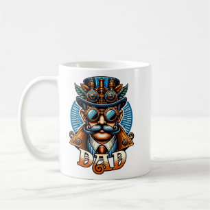 Caneca De Café Pai Steampunk