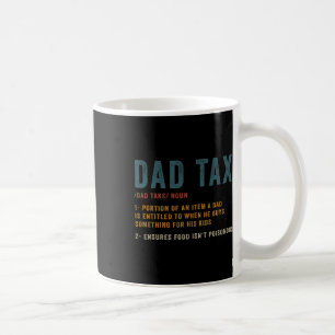 Caneca De Café Pai Tax Definition Men Funny Dia de os pais