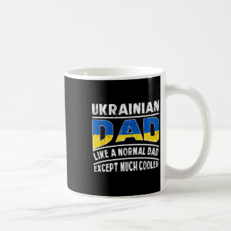 Caneca De Café Pai ucraniano como um normal, exceto um Papai muit