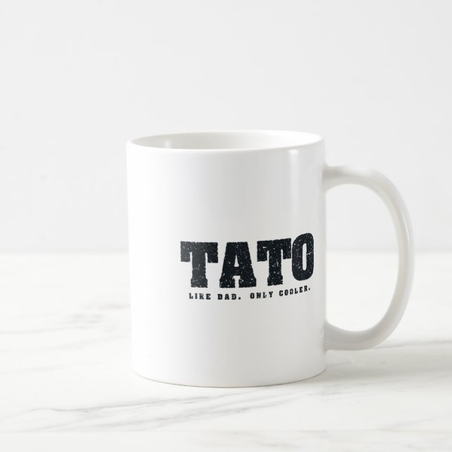 Caneca De Café Pai Ucraniano Tato (Direita)