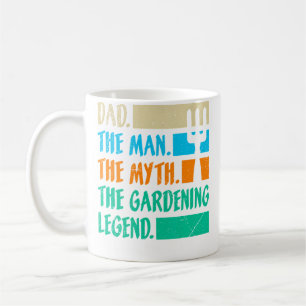 Caneca De Café Pai Um Homem O Mito A Lenda Do Jardim Jardinagem
