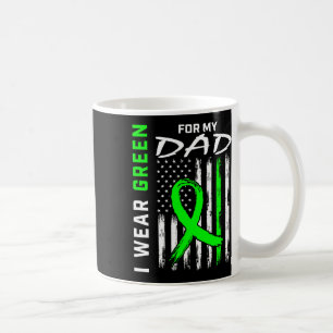 Caneca De Café Pai, Visto Verde Para Minha Doença De Rim Pai Em C