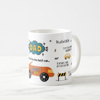 Caneca De Café Pai, você é como o melhor carro
