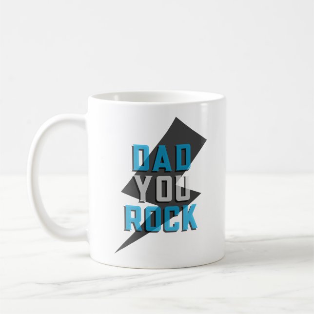 Caneca De Café Pai Você Rock Classic Mug (Esquerda)