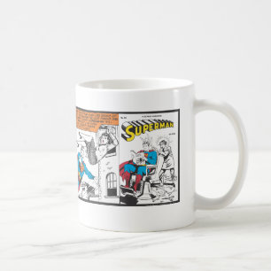 Caneca De Café Painéis em quadrinhos do Super-Homem