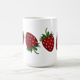 Caneca De Café Painel de Morango