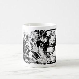 Caneca De Café Painel instantâneo e verde 2 da lanterna