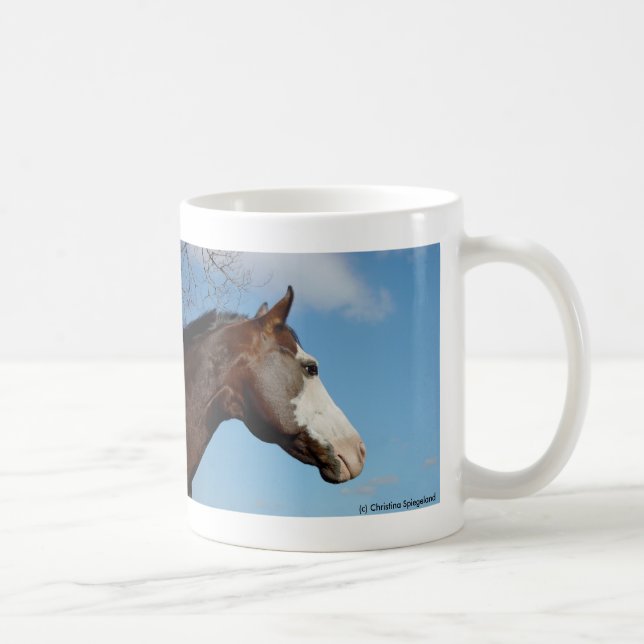 Caneca De Café Paint Horses Mug (Direita)