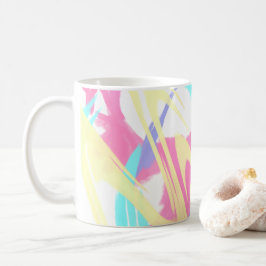 Caneca De Café Paint Splatter Abstrato Art