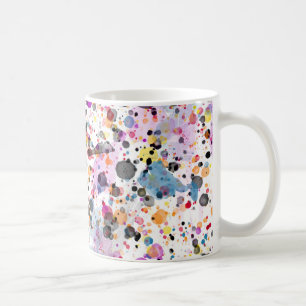 Caneca De Café Paint Splatter colorido