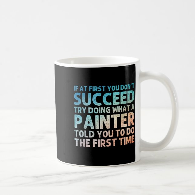 Caneca De Café Painter Art For Men Women Painting Job House Paint (Direita)