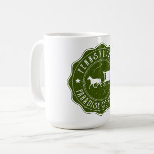 Caneca De Café País Amish - Paraíso da Pensilvânia dos Amish 1