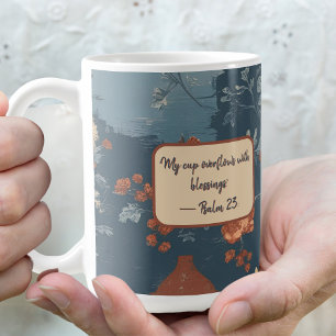 Caneca De Café País Azul Farmário Russo de Ferrugem Personalizáve