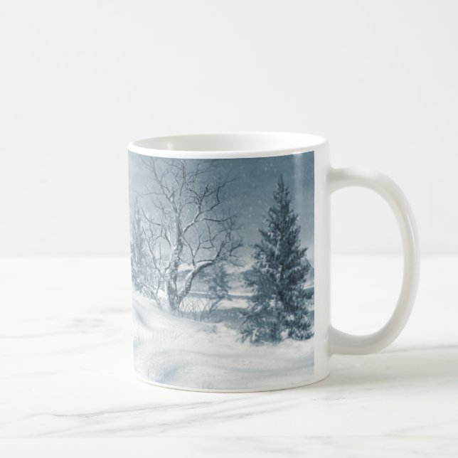 Caneca De Café País das maravilhas do inverno (Direita)