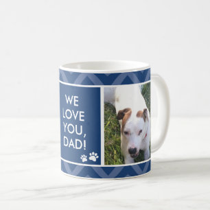 Caneca De Café Pais De Cão Nós/Eu Te Amo Foto Personalizada Blu