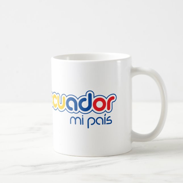 Caneca De Café Pais de Equador MI (Direita)
