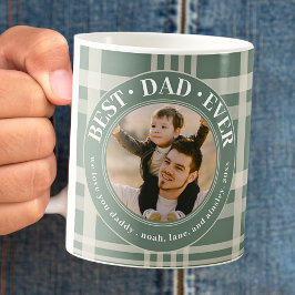 Caneca De Café Pais de Fotografias Personalizadas da Xadrez de Bu