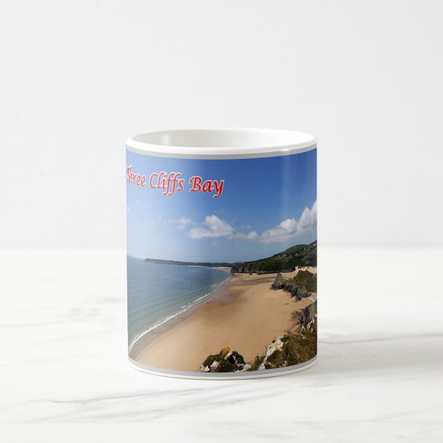 Caneca De Café País de Gales - Três Cliff Bay (Centro)