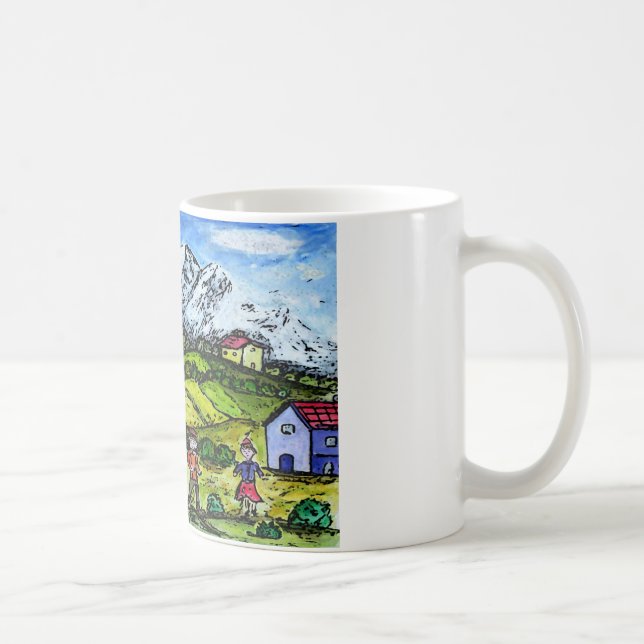 Caneca De Café País de Heidi (Direita)