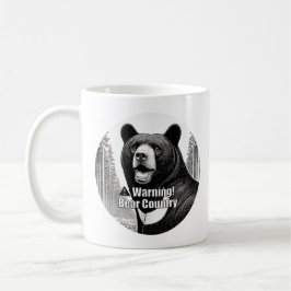 Caneca De Café País do Urso de Aviso