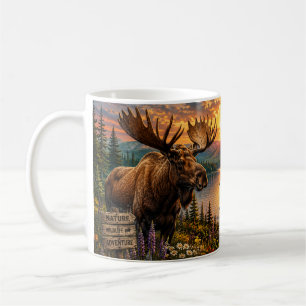 Caneca de Café País dos Alces Fryeburg Maine