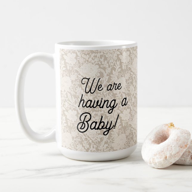 Caneca De Café Pais Futuros Renda Falsa (Com Donut)