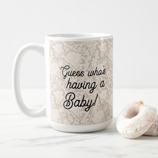 Caneca De Café Pais Futuros Renda Falsa (Com Donut)
