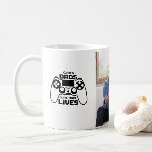 Caneca De Café Pais Gamer Dia dos Pais Foto Personalizada