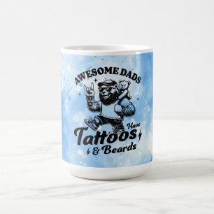 Caneca De Café Pais incríveis têm tatuagens e barbas