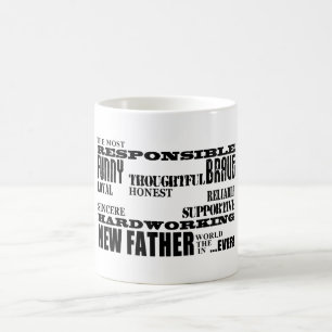 Caneca De Café Pais novos & Daddys dos pais dos chás de fraldas: