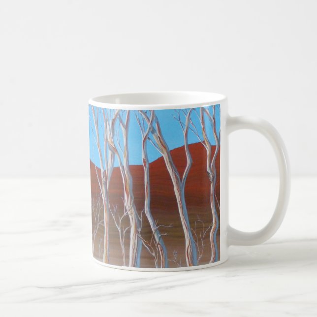 Caneca De Café Paisagem australiana Alice Primavera (Direita)