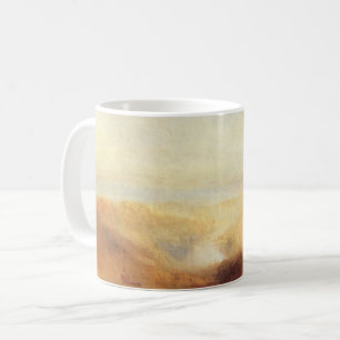 Caneca De Café Paisagem com Baía de Rio Distante por Joseph Turne