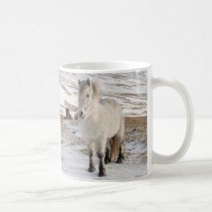 Caneca De Café Paisagem com Cavalos Islandeses