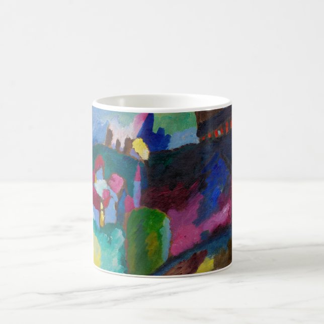 Caneca De Café Paisagem com Chaminé de Fábrica, Wassily Kandinsky (Centro)