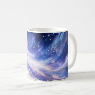 Caneca De Café Paisagem Cósmica: Nebulosa Inundada e Noite Estrel