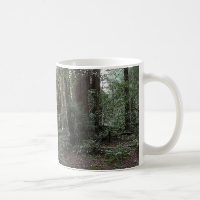 Caneca De Café Paisagem da Floresta de Muir Woods (Direita)