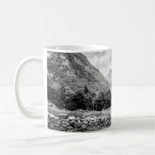 Caneca De Café Paisagem de campo - Fotografia branca e negra