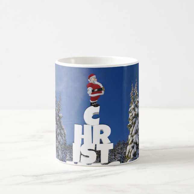 Caneca De Café Paisagem de inverno de Natal (Centro)