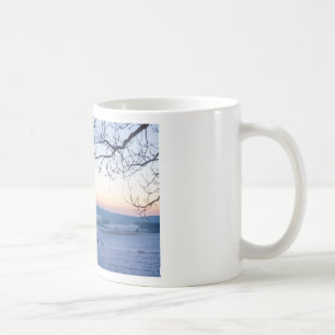 Caneca De Café Paisagem de inverno na Alemanha pela manhã