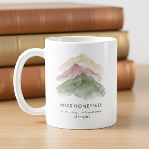 Caneca De Café Paisagem de Investigação Agradecimento ao Professo