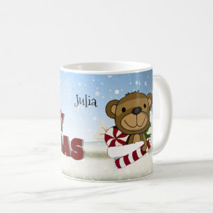 Caneca De Café Paisagem de Neve Mágica do Idillyc Serene Xmas