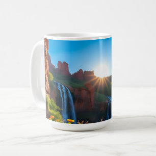 Caneca De Café Paisagem de Sandstone Sunrise