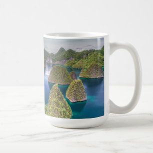 Caneca De Café Paisagem de Wayag Island, Indonésia