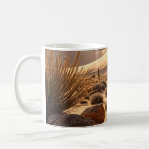 Caneca De Café Paisagem do deserto ao pôr do sol