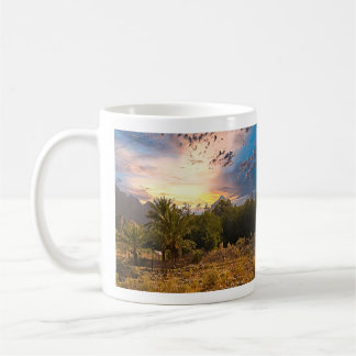 Caneca De Café Paisagem do deserto dos Emirados Árabes Unidos no