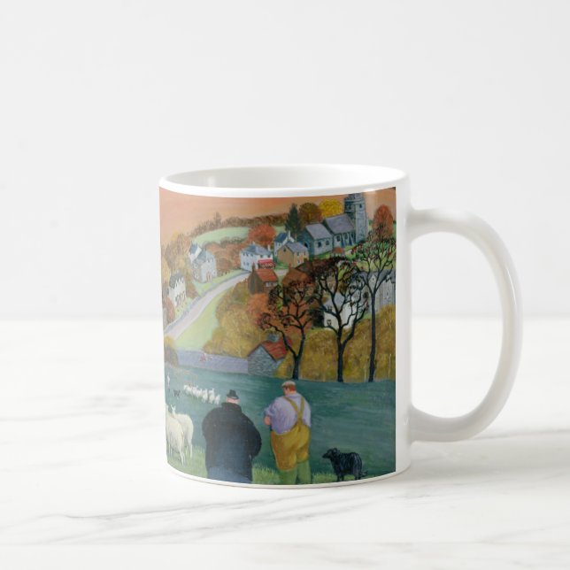 Caneca De Café Paisagem do outono (Direita)